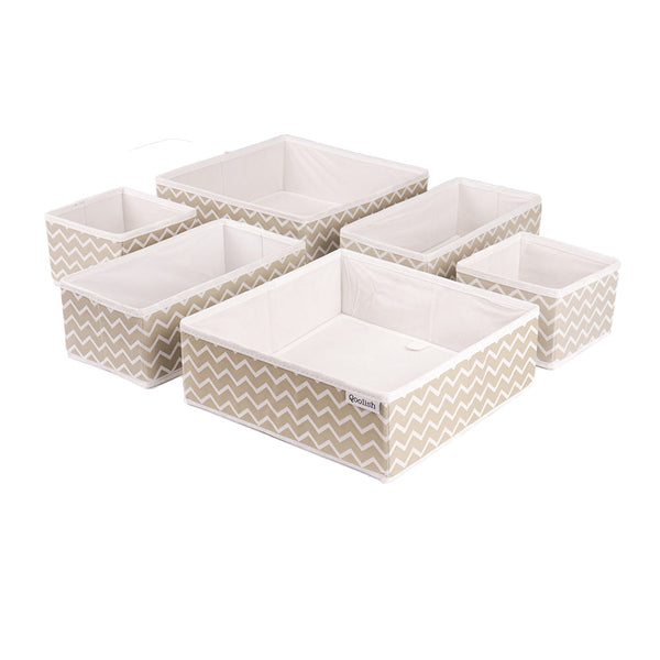 Qoolish 6-Pack Drawer Organizers: Tidy-Up Your Space in Style! (Available in 8 Colors)