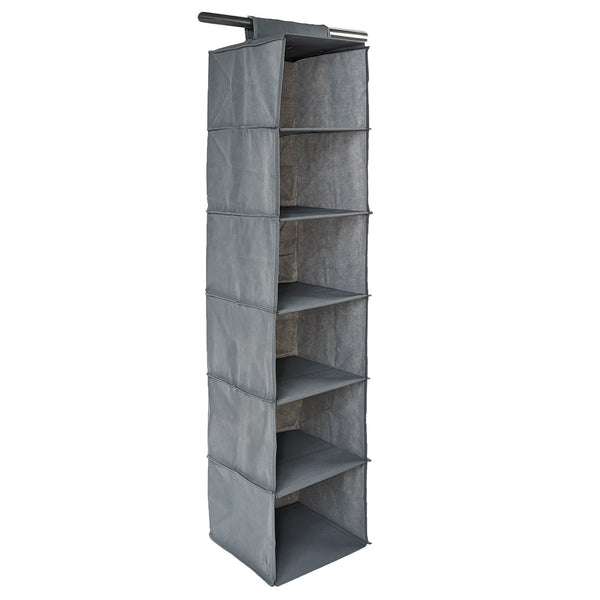Qoolish Pack of 1 Hanging Storage Organizer Grey