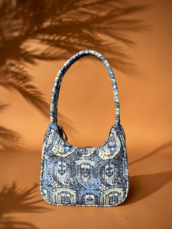 Dofre Elle Shoulder Bag - Blue Pattern