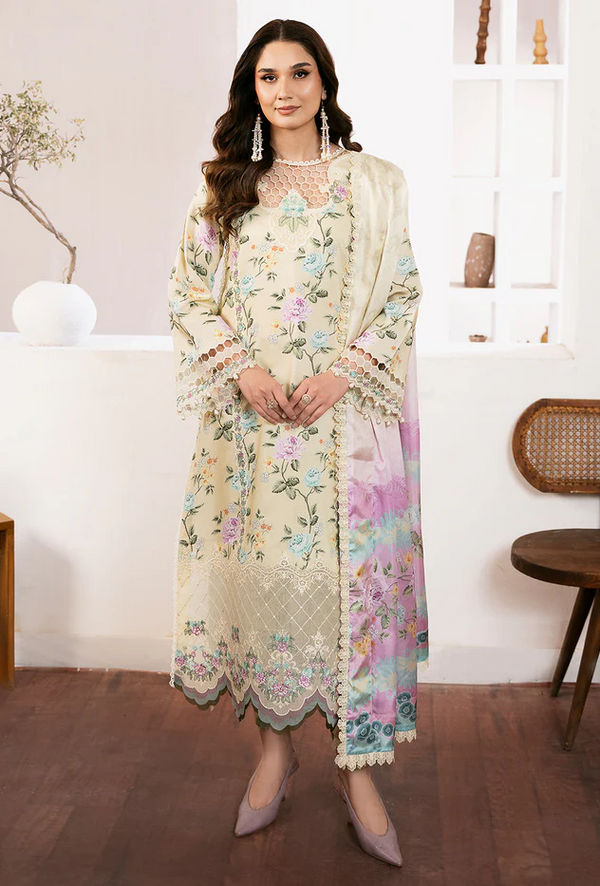 Bin Ilyas Multi Digital Printed Lawn Unstitched Collection Noura 71 B