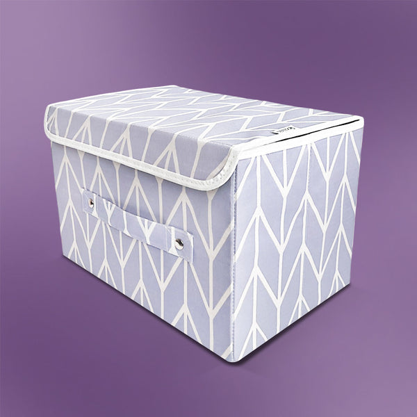 Storage Box with Lid - Lavender (Available in 2 colors)