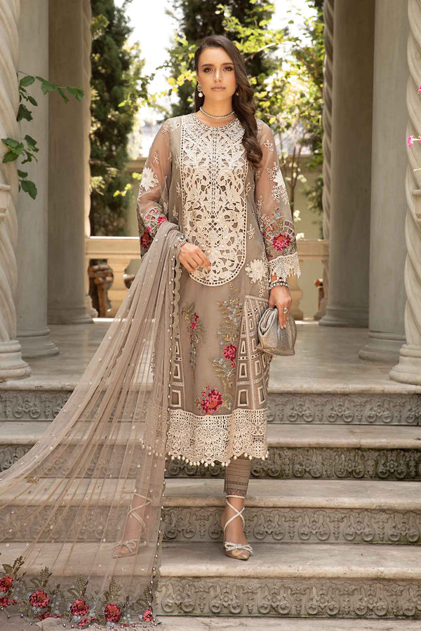 Maria.B Luxury Embroidered Organza Collection 24-01  Eid Collection