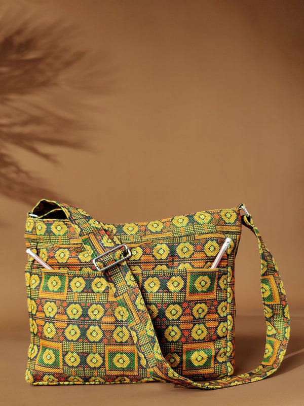 Dofre Chic Vision Crossbody bag - Orange pattern