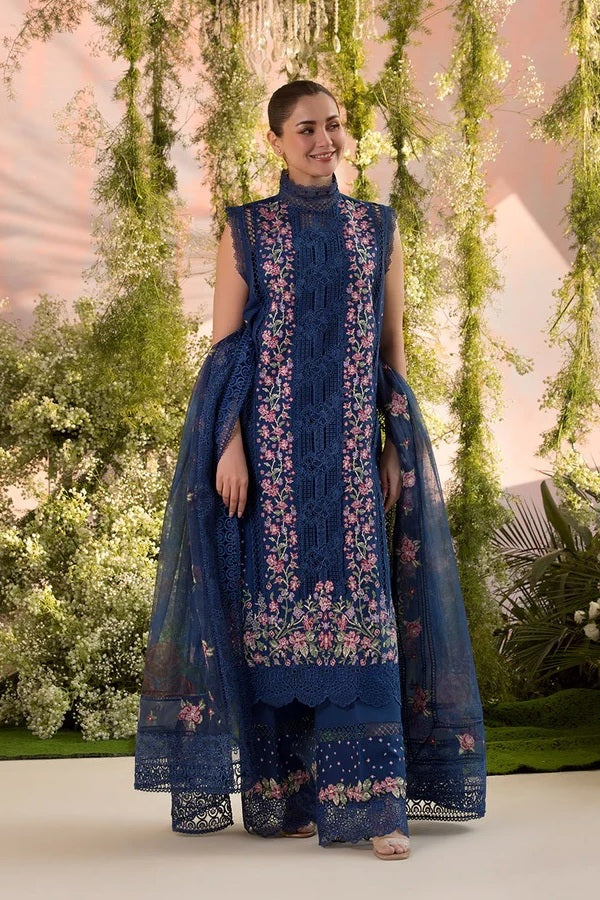 Sobia Nazir Luxury Lawn Embroidered 3 Piece Unstitched 4A