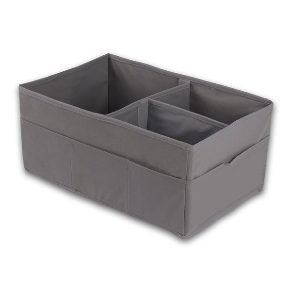 Qoolish Storage box with compartment - Tidy up your space! (Available in 4 colours)